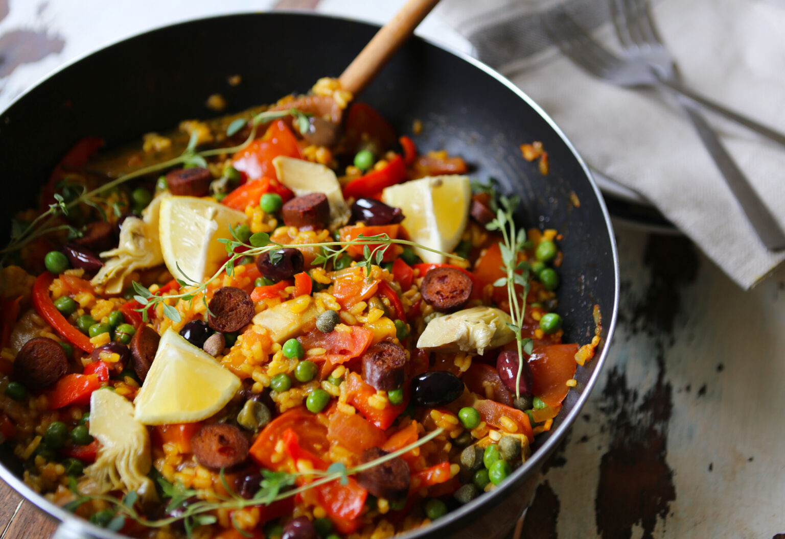 Vegetable Paella Plant Based News