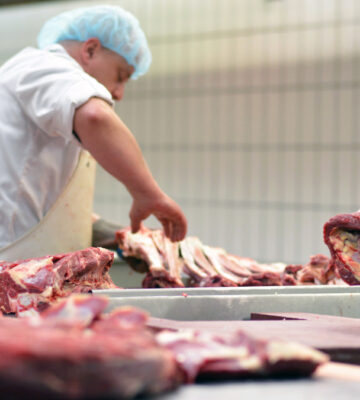 An investigation has revealed 'shocking' animal abuse on a government-approved slaughterhouse in the UK