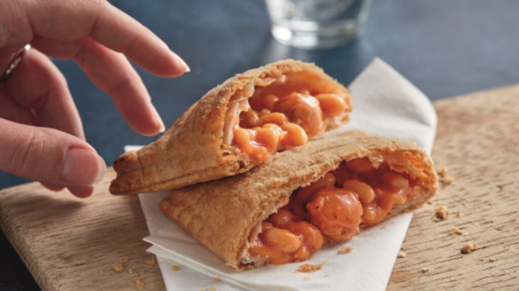 Greggs Veganizes Its ‘Legendary’ Sausage, Bean, And Cheese Melts