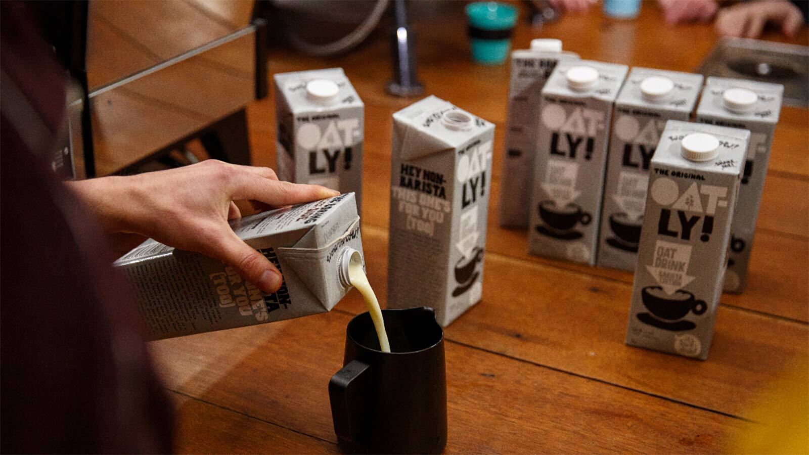 Oatly is seeking to trademark the term 'barista' and is urging Skinny Food Co. to stop using the term
