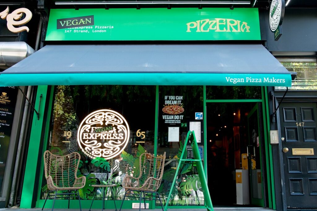 World's First All-Vegan Pizza Express Restaurant Opens In London