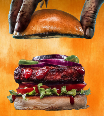Oumph! unveils 'human meat' plant-based burger for Halloween