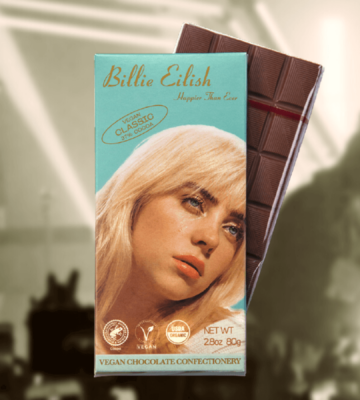 Billie Eilish vegan chocolate