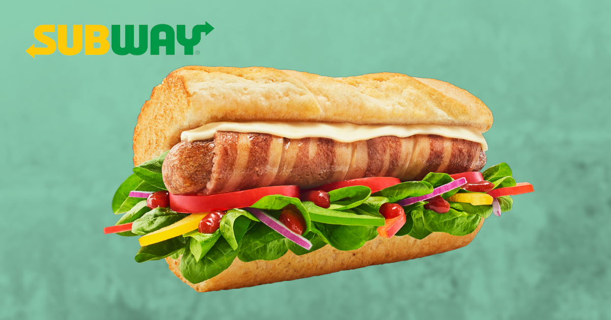 Subway launches vegan christmas pigs in blankets sub