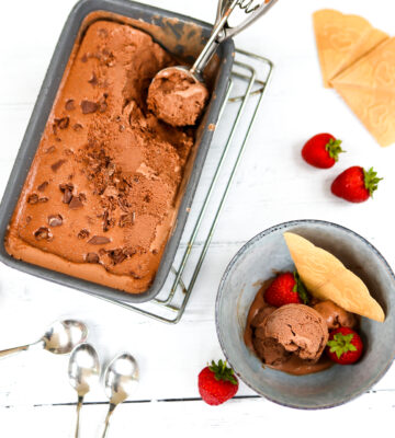 No-Churn Chocolate Ice Cream