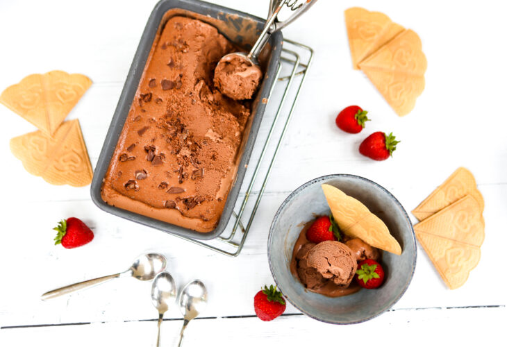 No-Churn Chocolate Ice Cream