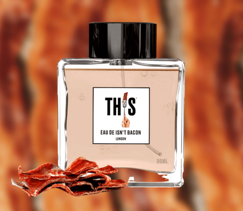 Vegan bacon perfume by THIS