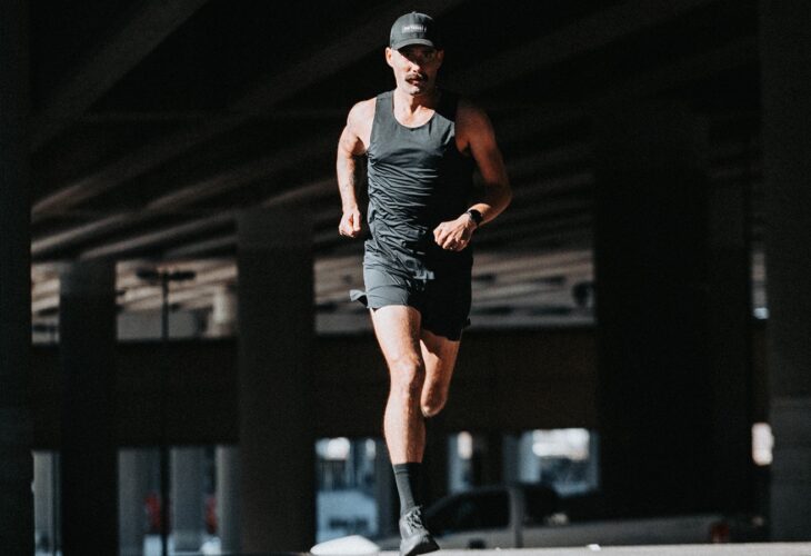 vegan runner robbie balenger jogging