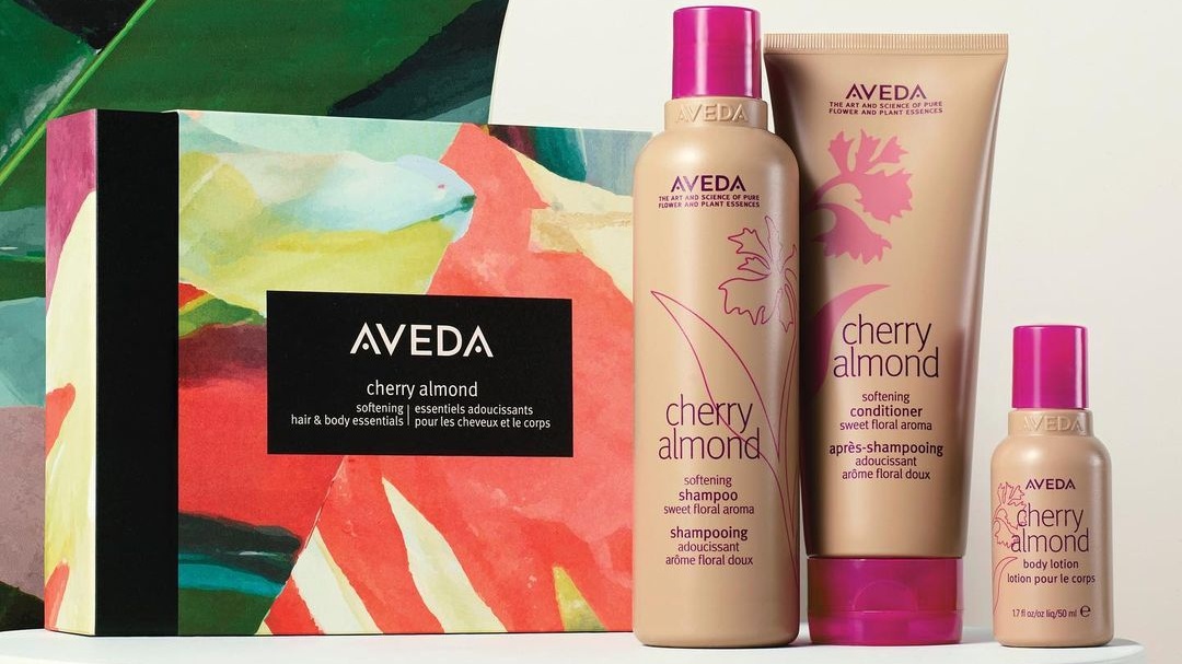 Aveda's Cherry Almond products
