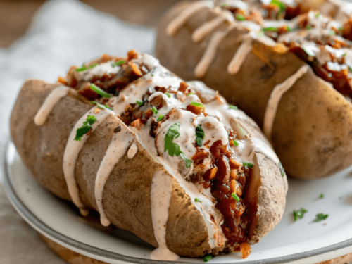 Vegan Baked Potato (Loaded and Delicious) - Entrees - ZardyPlants