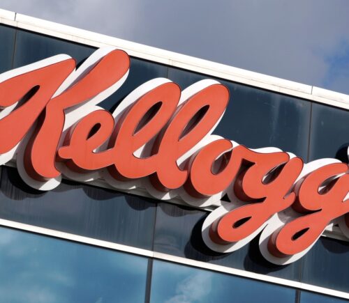 A sign for the Kellogg Company