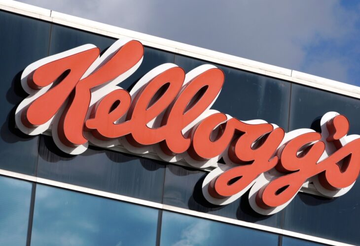 A sign for the Kellogg Company
