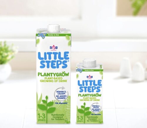 Two cartons of Little Steps PlantyGrow toddler milk