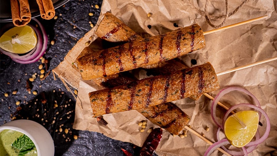 BVeg plant-based meat kebab