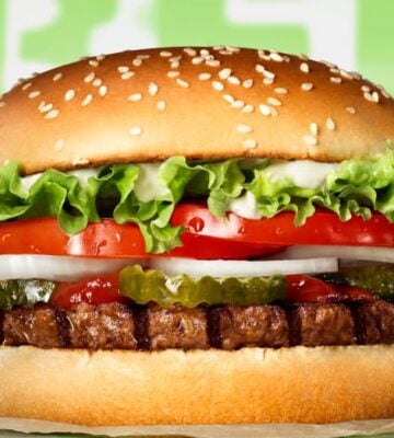 Burger King's veggie whopper