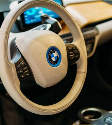 Interior of a BMW