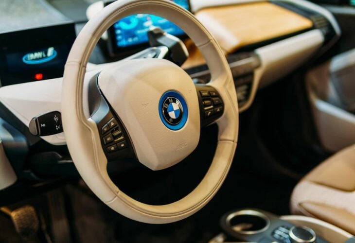 Interior of a BMW