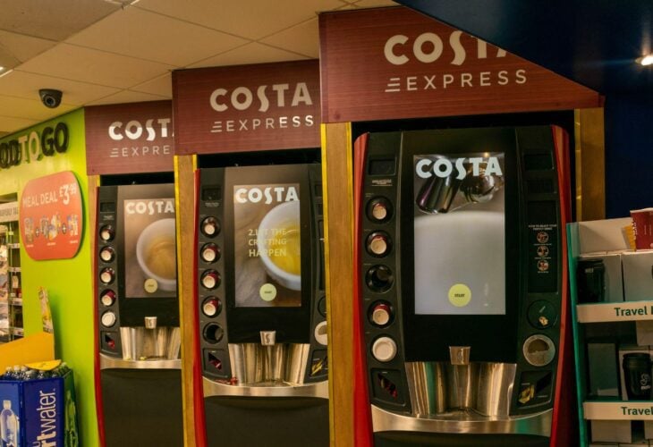 Costa Coffee Express machines