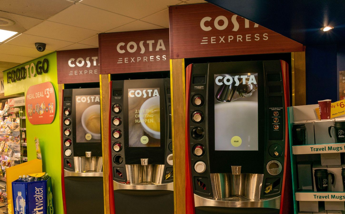 Costa Coffee Express machines