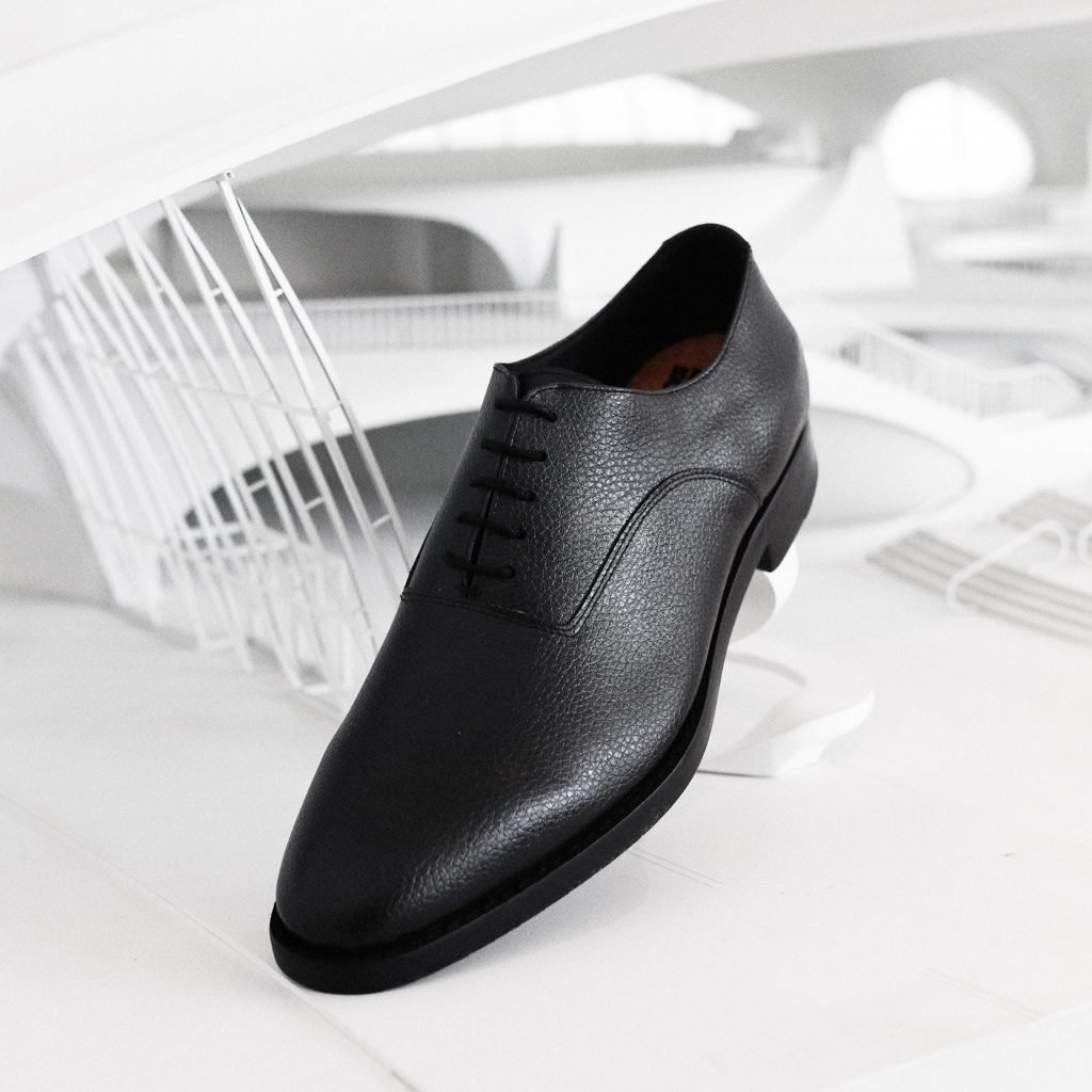 A vegan leather shoe