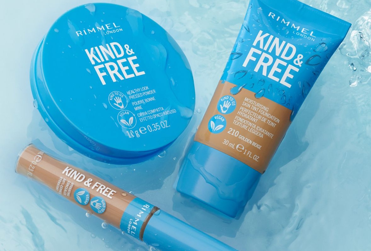 Rimmel's Kind & Free cosmetics