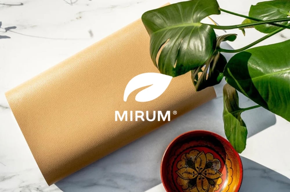 Plant-based vegan leather by Mirum