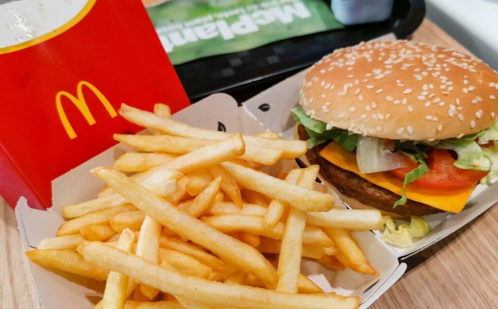 The McDonald's McPlant burger