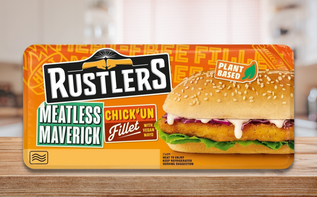 vegan chicken rustlers sandwich