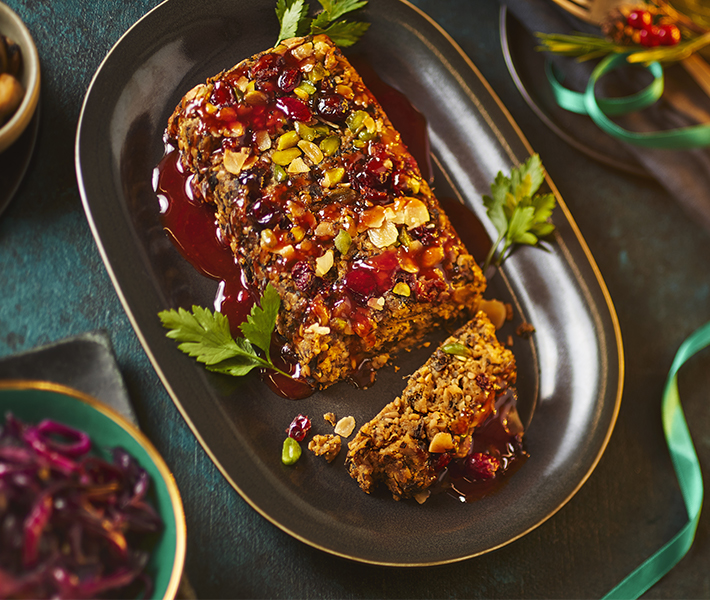 Sainsbury's vegan Christmas food: nut roast