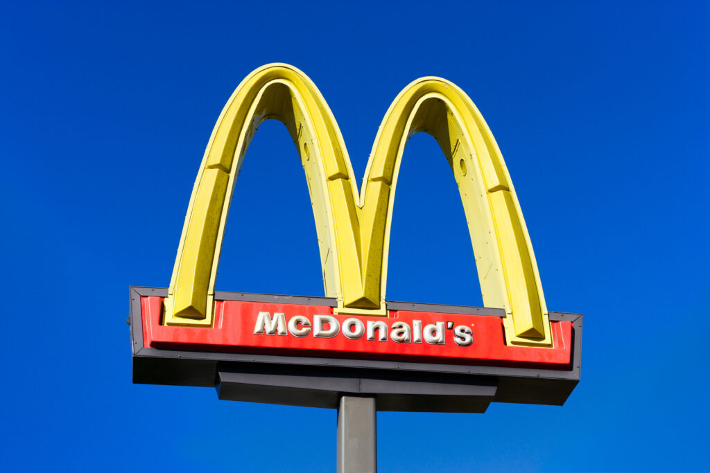 McDonald's was named as one of the businesses receiving beef from the farms