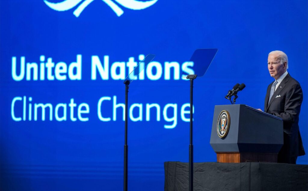 Joe Biden speaks at climate conference COP27