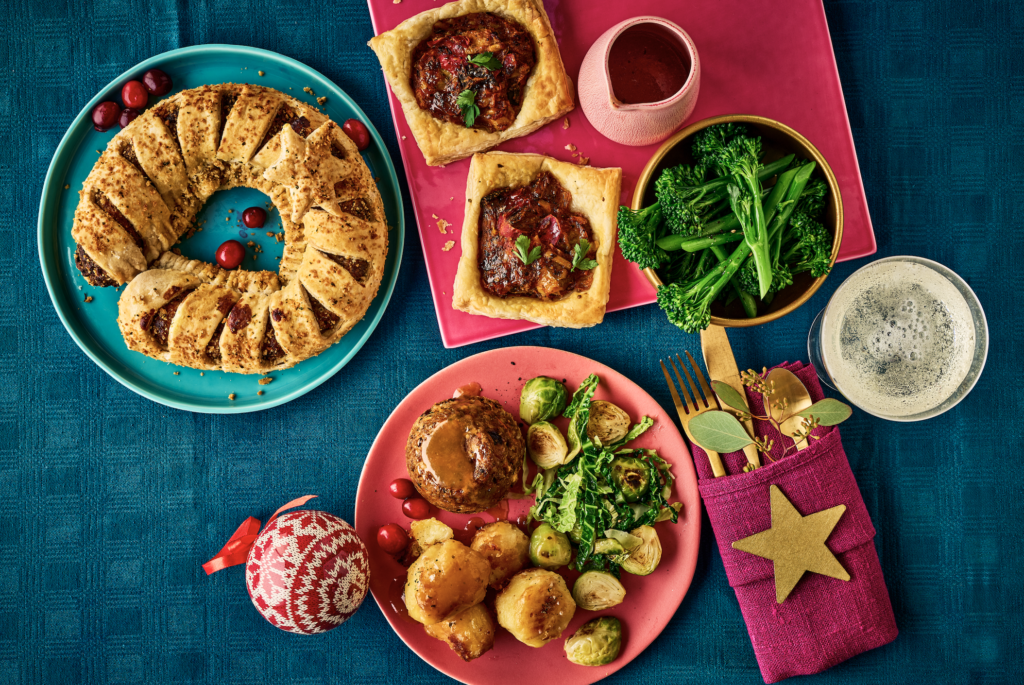 Lidl vegan Christmas food range