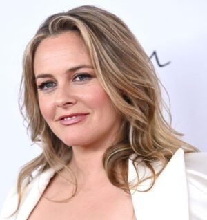 Vegan celebrity, actor Alicia Silverstone on the red carpet