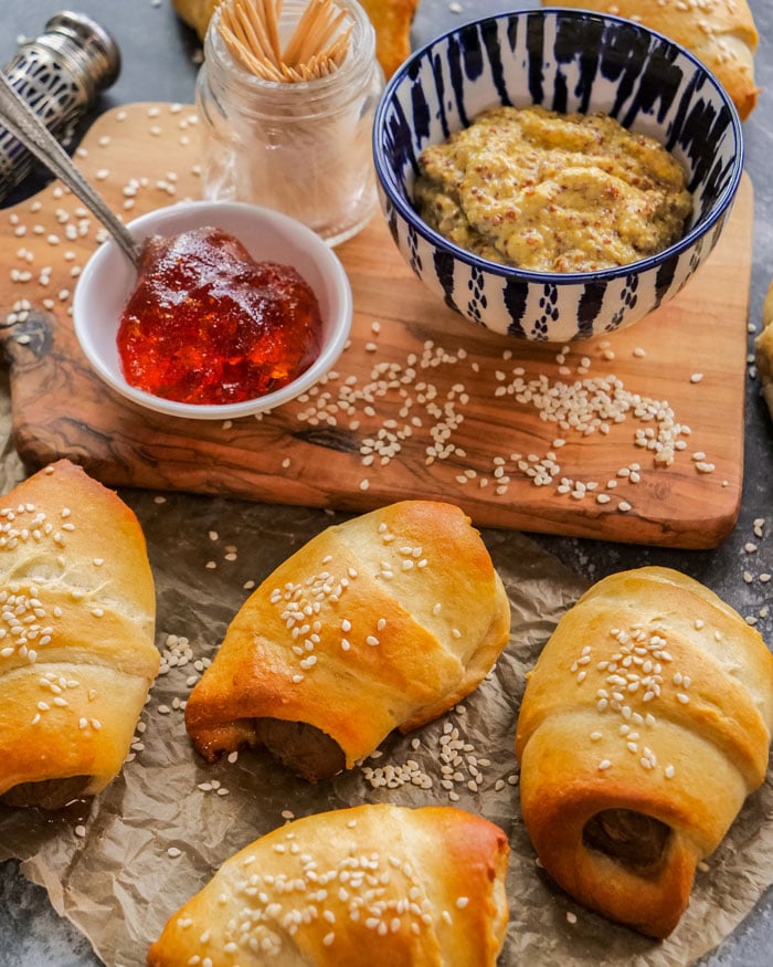 Edgy Veg vegan pigs in blankets recipe