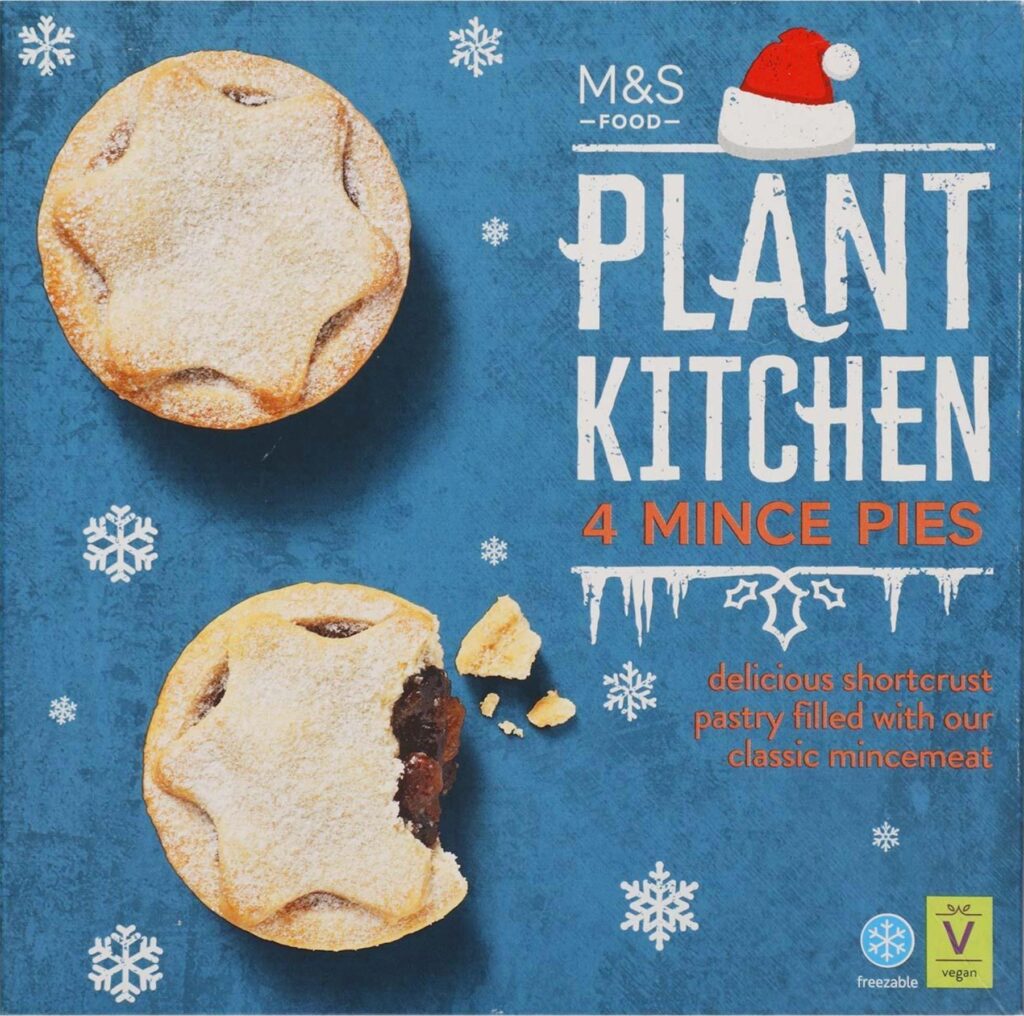 Marks and Spencer vegan mince pies