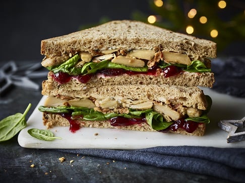 Marks and Spencer vegan Christmas sandwich