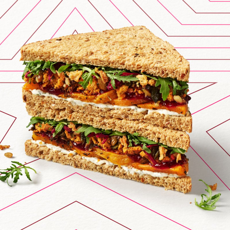 Pret a Manger vegan Christmas sandwich