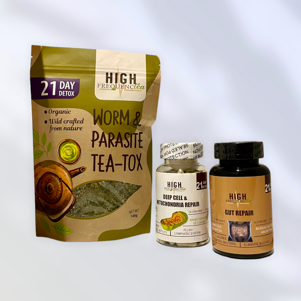 Vegan detox products and supplements from High FrequencTea