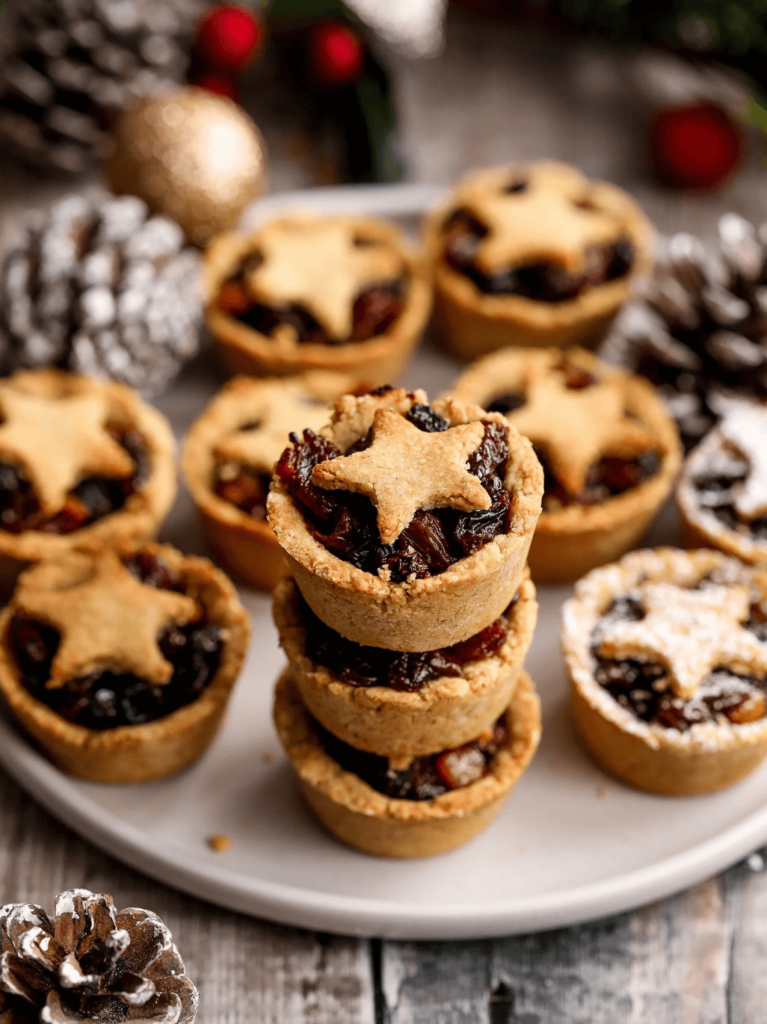 Vegan, gluten-free mince pie recipe by Nadia's Healthy Kitchen