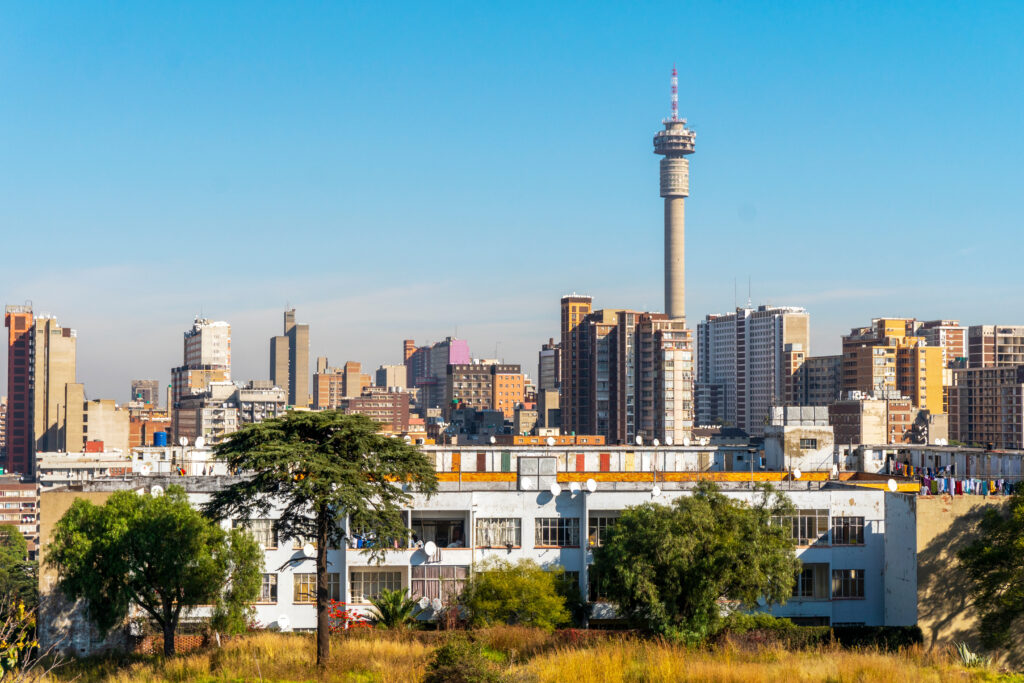 Johannesburg in South Africa