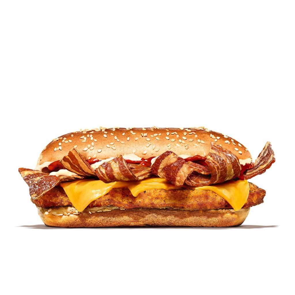 The Burger King vegan royale bakon king burger