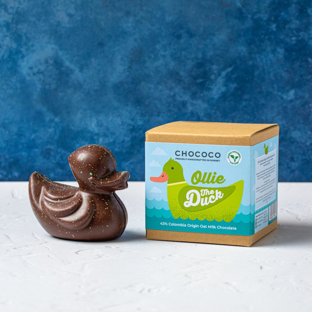 Vegan Ollie the Dark Chocolate Duck by Chococo
