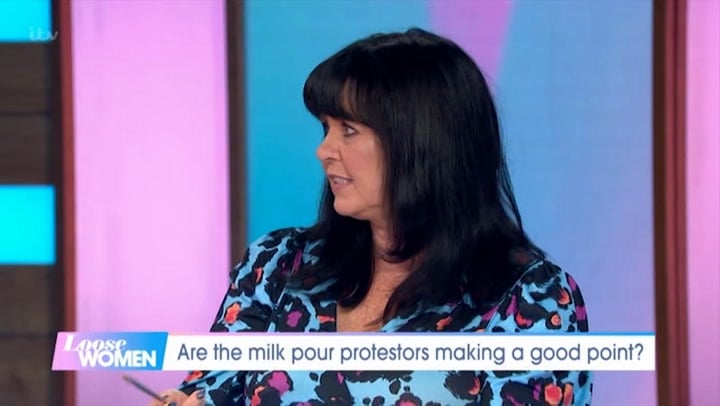 Vegan celebrity Coleen Nolan on ITV daytime show Loose Women