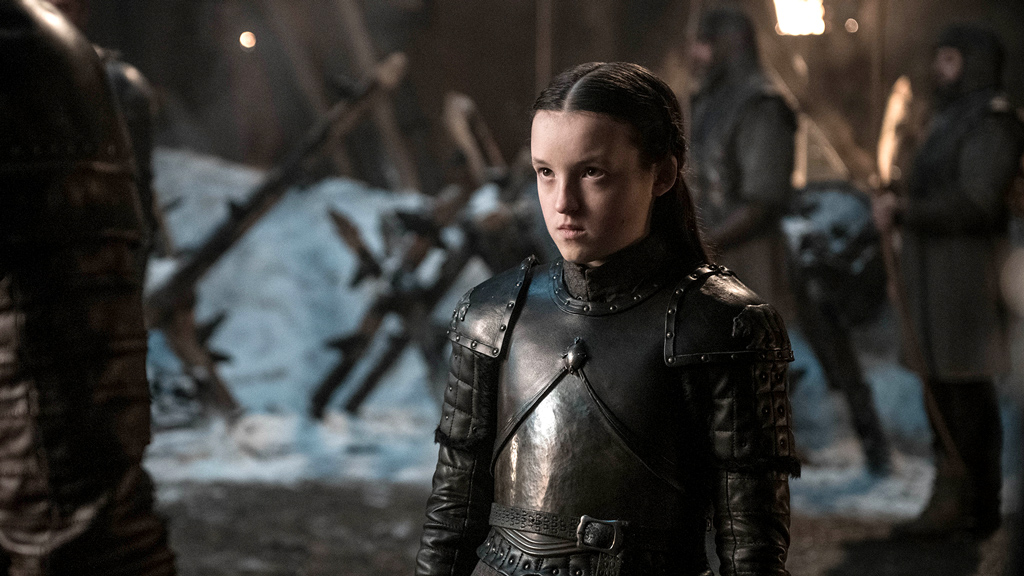 Vegan actor Bella Ramsey as Lyanna Mormont in Game of Thrones