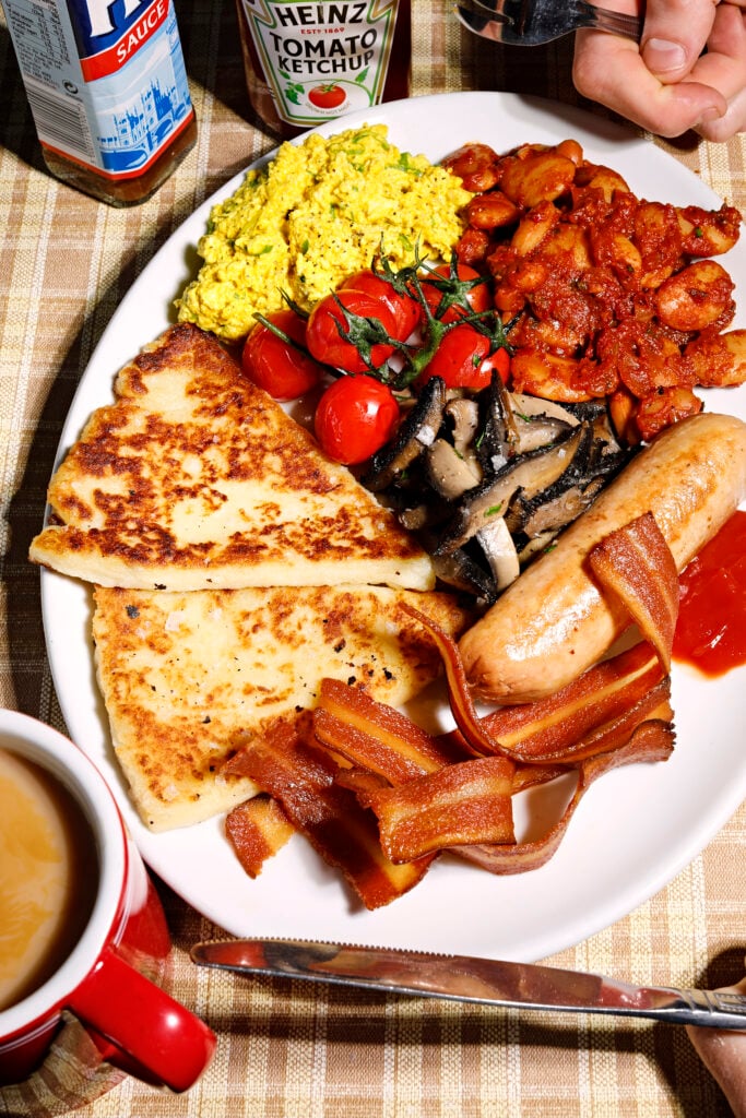A vegan breakfast from London restaurant The Breakfast Club