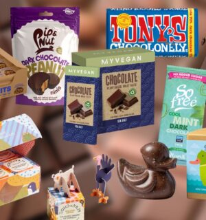 Vegan dairy-free chocolate brands and products in the UK