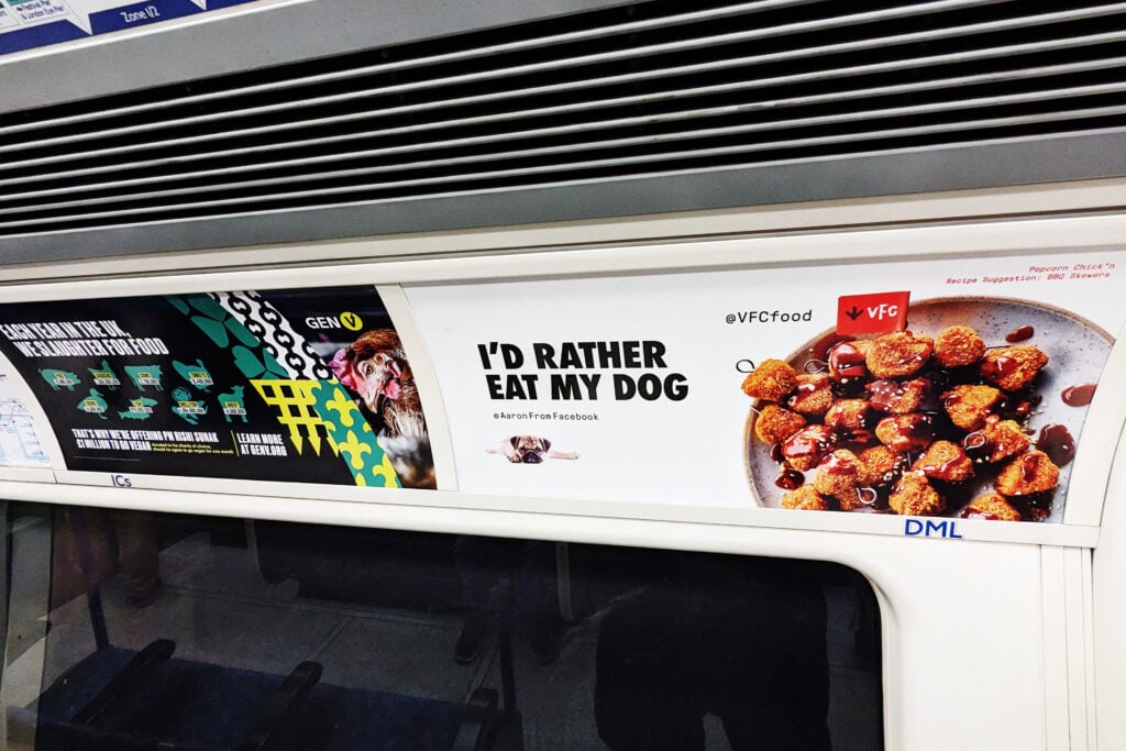 VFC advert on the London Underground