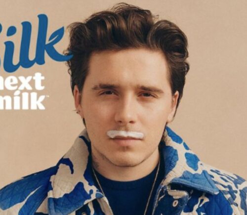 Brooklyn Beckham stars in Silk Next Milk