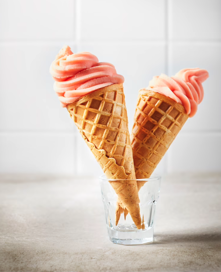 IKEA strawberry flavored vegan ice cream