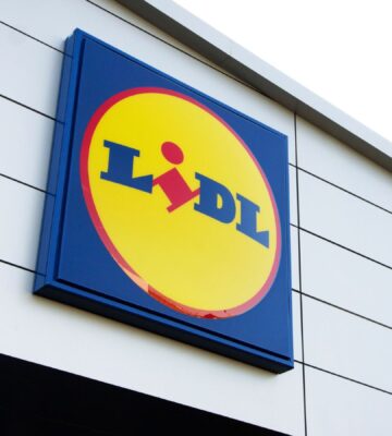 The outside of a Lidl supermarket, which has announced plans to increase vegan options